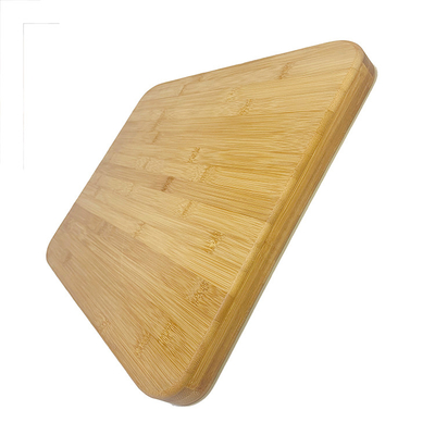 Tabela de cortar de bambu sustentável com sulco de suco A adição perfeita para a sua cozinha