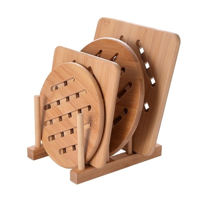 Kit de suporte direto de sabonete de madeira sustentável com estante de café oco MB-KC043