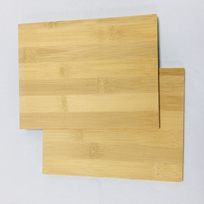 Folhas decorativas de madeira compensada de bambu de grão plano sólido de 3 mm