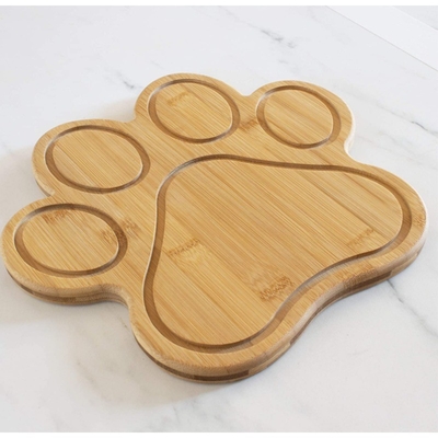 Tabela de corte de queijo de bambu com design exclusivo