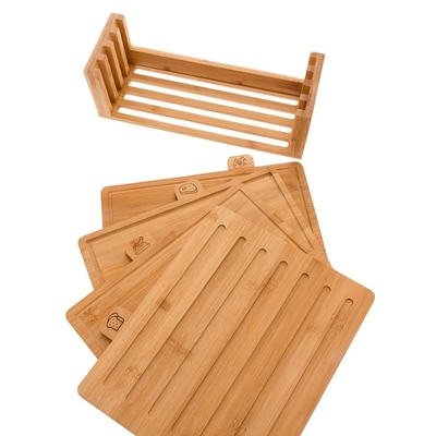 BAMBOO Sublimação Luxo Extra Grande 4 Pcs Chopping Bloco Smart Kitchen Chopping Set