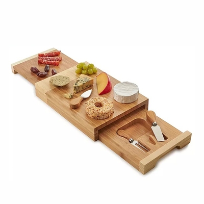 Tabela de corte de bambu gravada personalizada