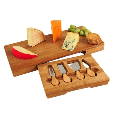 Tabela de corte de cozinha sustentável personalizada de bambu natural