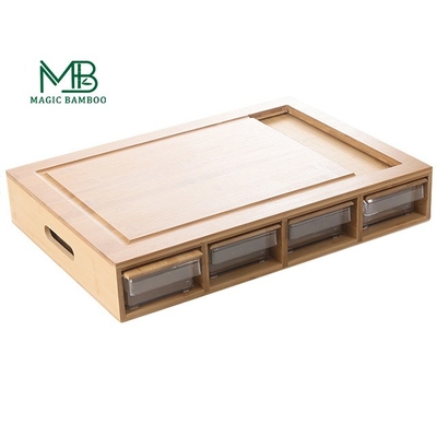 Certificado CE Quatro gaveta grande de banho de mesa de corte de cozinha Armazenamento para suprimentos alimentares