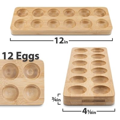 bandeja de ovo logotipo personalizado para armazenamento de batidos de leite na geladeira Direct Bamboo Safe Display Rack
