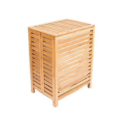 Cesto de roupa de 100 litros de bambu para armazenamento de roupas sujas