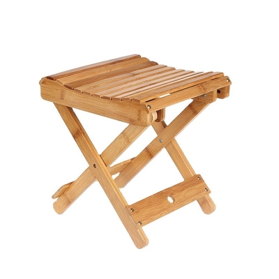 Moderno Design Adultos Crianças Portavel Folding banquinho feito de bambu natural para o exterior
