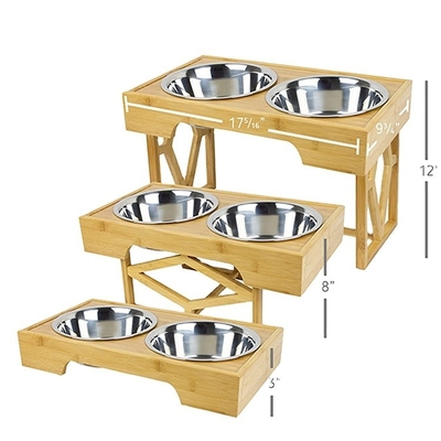 Alimentação de animais de estimação de bambu 100% sólida