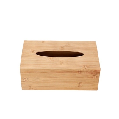 MB-HW096 Simples Natural de Bambú Retangular Papel De Carregador Tissue Caixa de guardanapos para cozinha Banheiro